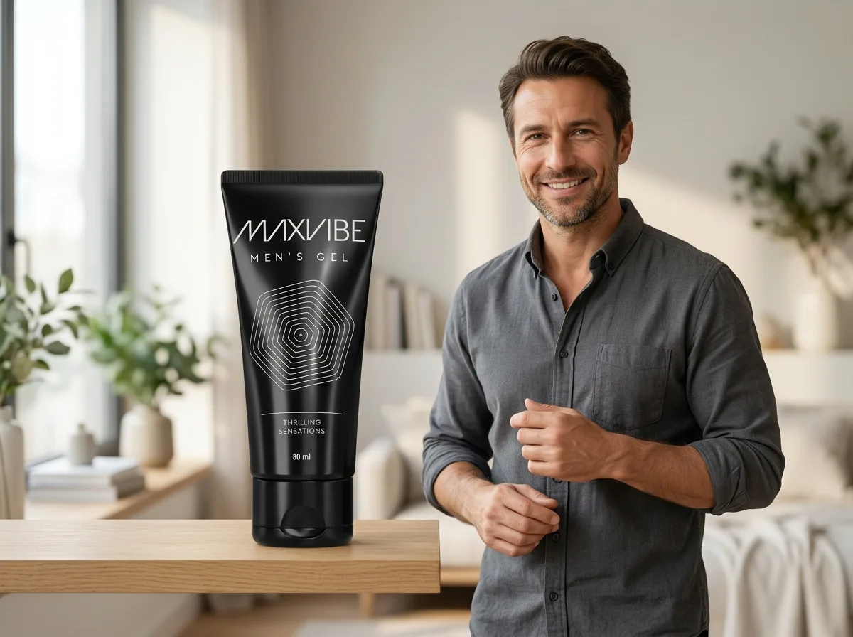 Man with vitality and confidence — experiencing the benefits of regular Max Vibe use